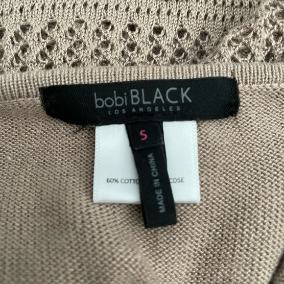 Bobi body con midi dress in taupe. - Picture 5 of 6